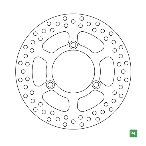 [DF4125A] Disco de freno acero DF4125A