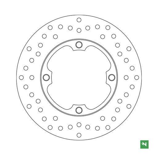 [DF4136A] Disco de freno acero DF4136A