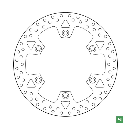 [DF5001A] Disco de freno acero DF5001A
