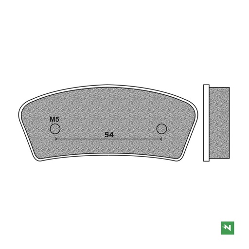 [FD0180K1] Pastillas de freno KART K1 FD0180K1