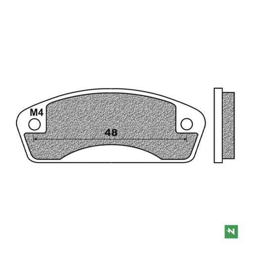 [FD0181K1] Pastillas de freno KART K1 FD0181K1