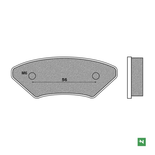 [FD0220K1] Pastillas de freno KART K1 FD0220K1