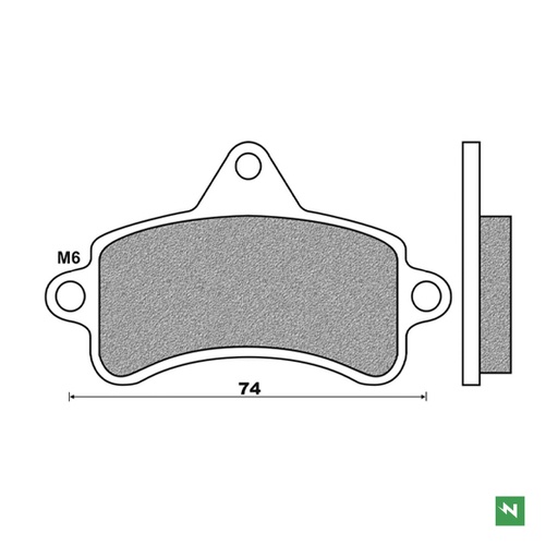 [FD0275K1] Pastillas de freno KART K1 FD0275K1