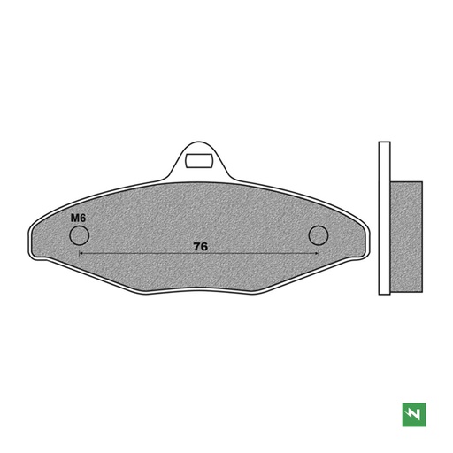 [FD0276K1] Pastillas de freno KART K1 FD0276K1