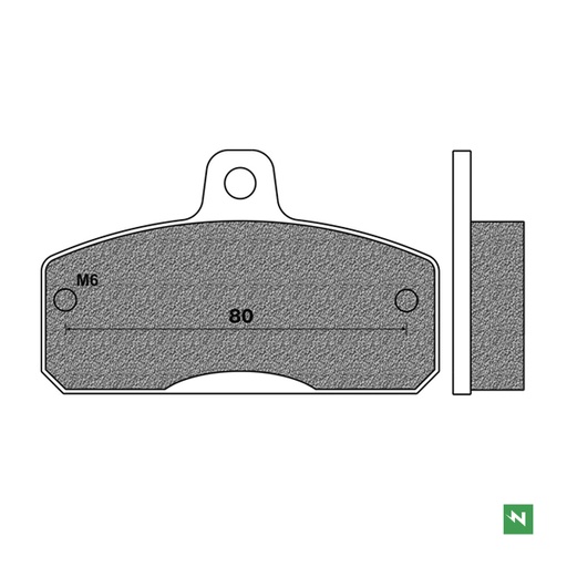 [FD0307K1] Pastillas de freno KART K1 FD0307K1