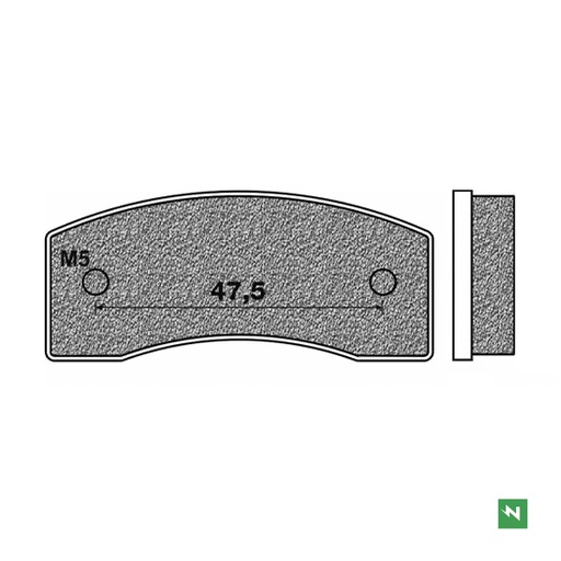 [FD0471K5] Pastillas de freno KART K5 FD0471K5