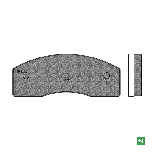 [FD0480K5] Pastillas de freno KART K5 FD0480K5