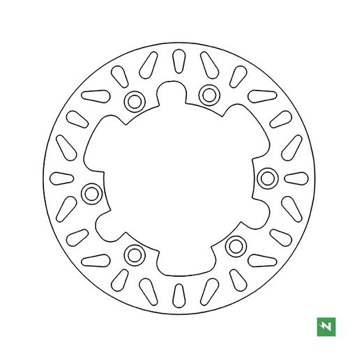 [DF5025A] Disco de freno acero DF5025A