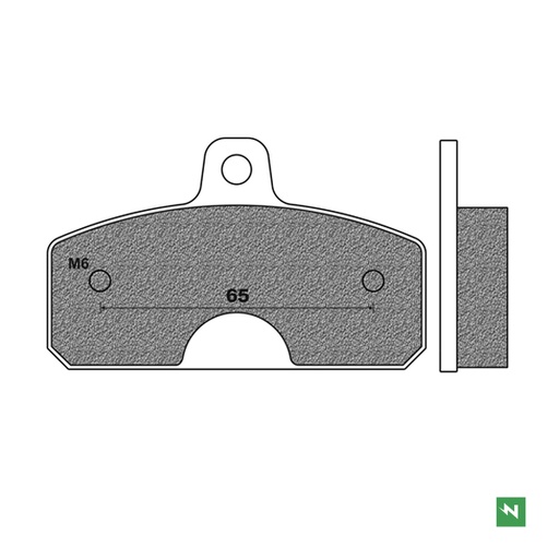 [FD0239K6] Pastillas de freno KART K6 FD0239K6