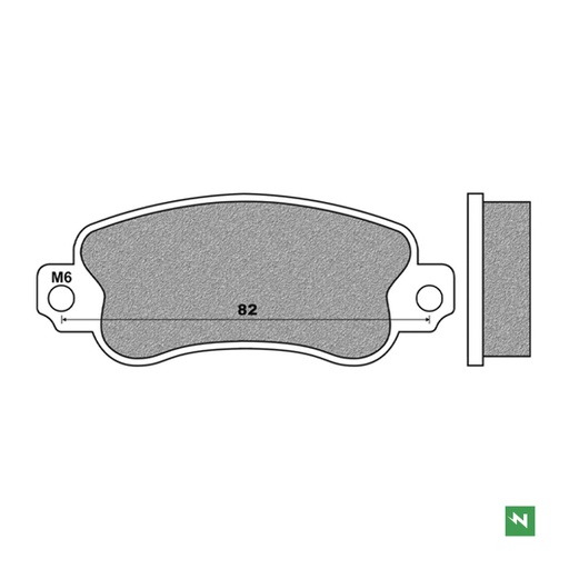 [FD0286K6] Pastillas de freno KART K6 FD0286K6