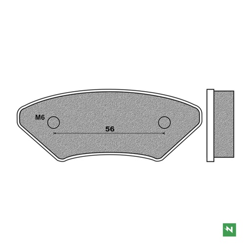 [FD0288K6] Pastillas de freno KART K6 FD0288K6