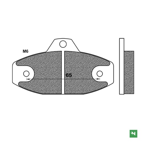 [FD0450K6] Pastillas de freno KART K6 FD0450K6
