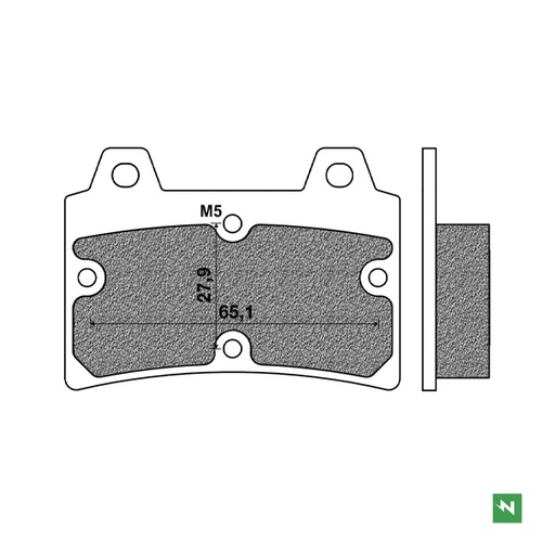 [FD0465K6] Pastillas de freno KART K6 FD0465K6