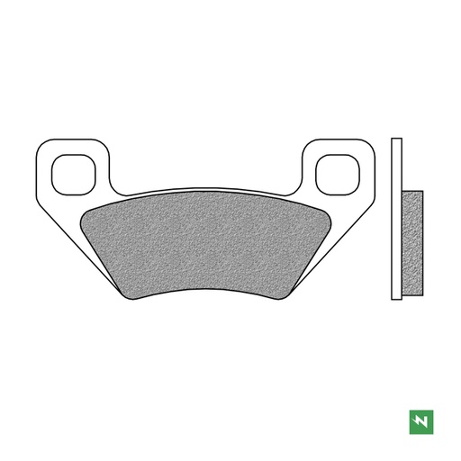 [FD0418BV1] Pastillas de freno OFFROAD ATV FD0418BV1