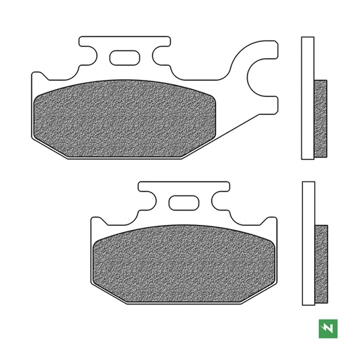 [FD0424BV1] Pastillas de freno OFFROAD ATV FD0424BV1