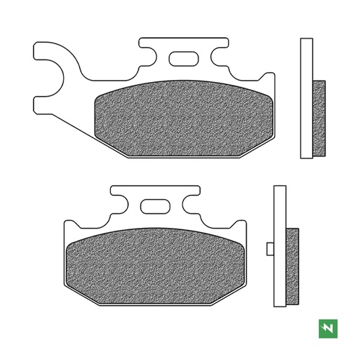 [FD0426BV1] Pastillas de freno OFFROAD ATV FD0426BV1