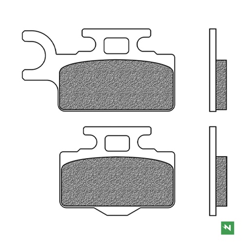 [FD0295BD1] Pastillas de freno OFFROAD DIRT FD0295BD1