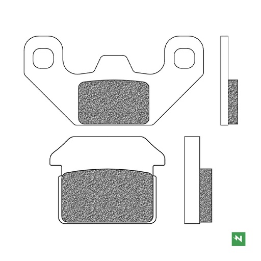 [FD0524BD1] Pastillas de freno OFFROAD DIRT FD0524BD1