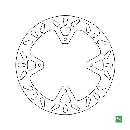 [DF5053A] Disco de freno acero DF5053A