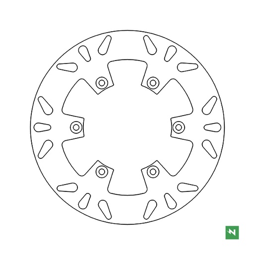 [DF5057A] Disco de freno acero DF5057A