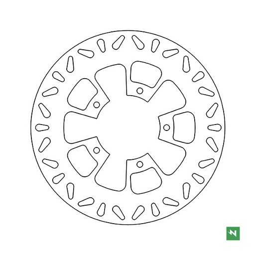 [DF5064A] Disco de freno acero DF5064A