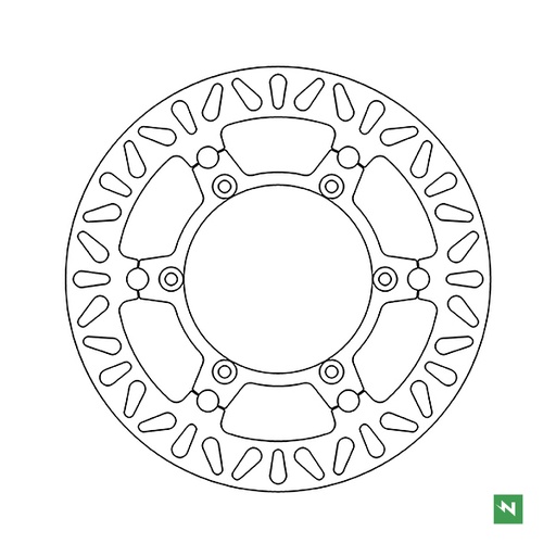 [DF5224AF] Disco de freno acero flotante DF5224AF