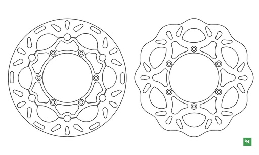 [DF5042AF] Disco de freno flotante acero  DF5042AF
