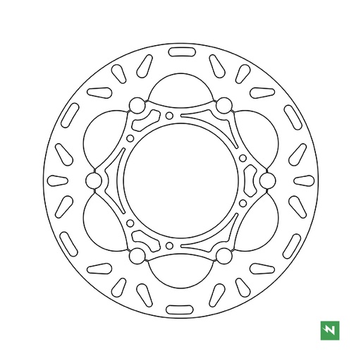 [DF4051AF] Disco de freno flotante acero DF4051AF
