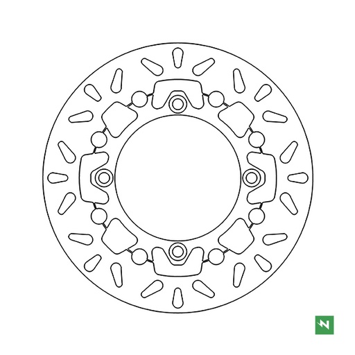 [DF4093AF] Disco de freno flotante acero DF4093AF