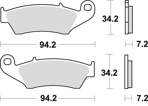 [772CM46] Braking Juego de pastillas de freno sinterizadas CM46