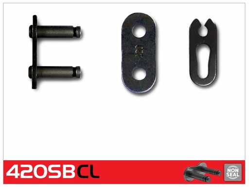 [RK420SBCL] RK Eslabón 420SB/Enganche Clip Rápido