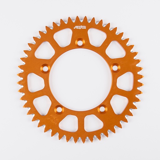 [5-1390-48OR] Sunstar Corona de Ergal Triplestar de 48 Dientes en Color Naranja