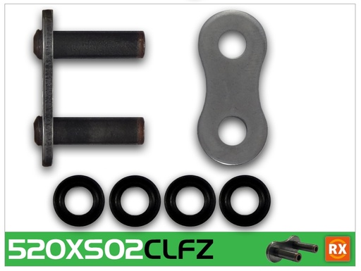 [RK520XSO2CLF] RK Eslabón 520XSO2/Enganche para Remachar