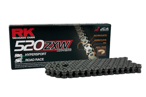 [RK520ZXW120] RK Cadena 520ZXW con 120 Eslabones Enganche para Remachar