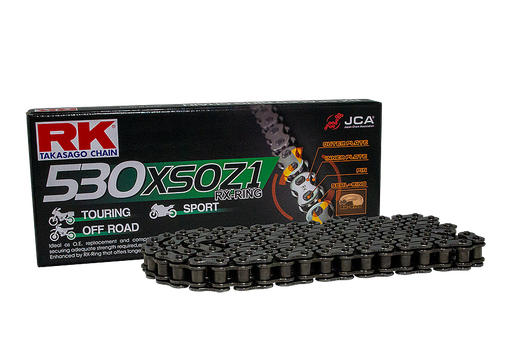 [RK530XSOZ1120] RK Cadena 530XSOZ1 con 120 Eslabones Enganche para Remachar