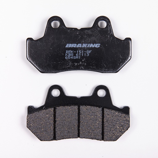 [654SM1] Braking Juego de pastillas de freno semimetálicas SM1 para Honda