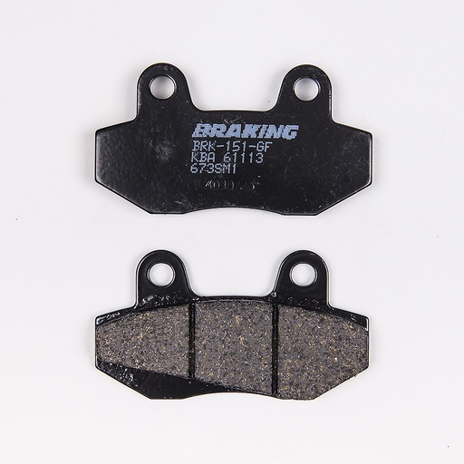 [673SM1] Braking Juego de pastillas de freno semimetálicas SM1 para Honda/Kymco/SYM
