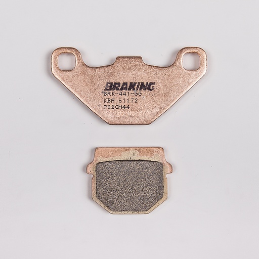 [702CM44] Braking Juego de pastillas de freno sinterizadas CM44 para Aprilia/Kawasaki/Polaris/Suzuki