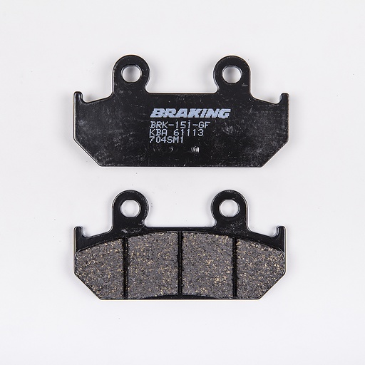 [704SM1] Braking Juego de pastillas de freno semimetálicas SM1 para Honda