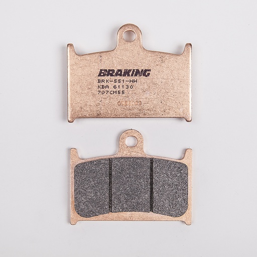 [707CM55] Braking Juego de pastillas de freno sinterizadas CM55 para Suzuki/Triumph/Yamaha