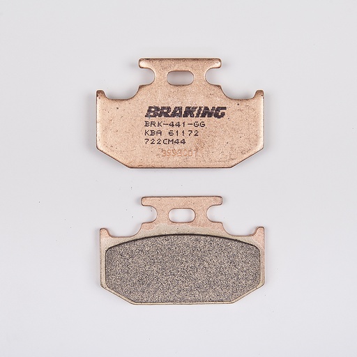[722CM44] Braking Juego de pastillas de freno sinterizadas CM44 para Kawasaki/Suzuki/Yamaha