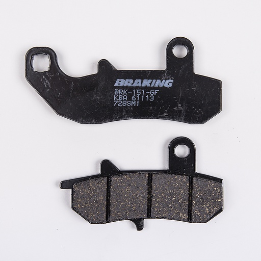 [728SM1] Braking Juego de pastillas de freno semimetálicas SM1 para Suzuki/Yamaha