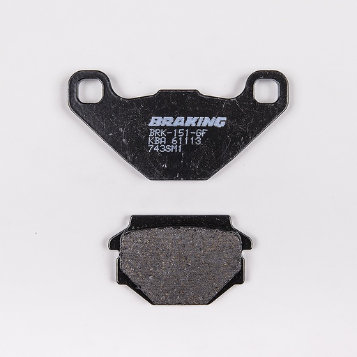 [743SM1] Braking Juego de pastillas de freno semimetálicas SM1 para Aprilia/Fantic/Gilera/Honda