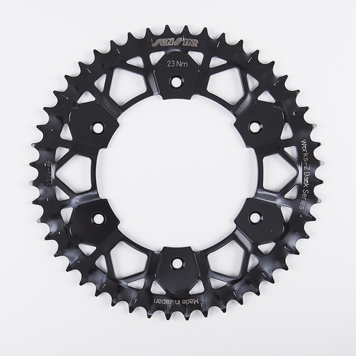 [8-3559-48BK] Sunstar Corona de Acero Niquelado de 48 Dientes en Color Negro
