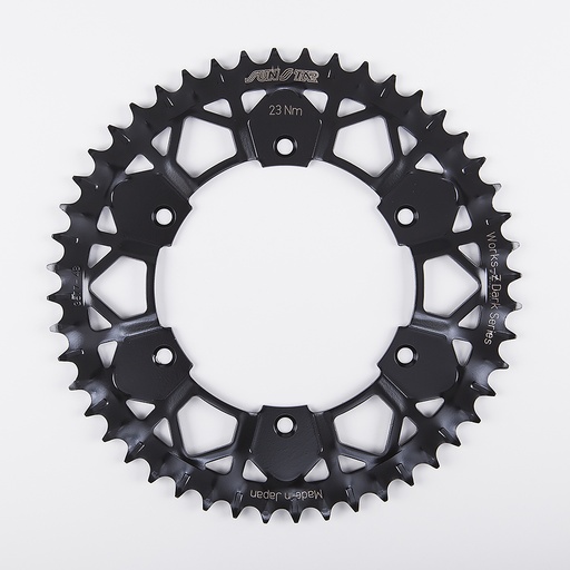 [8-3577-49BK] Sunstar Corona de Acero Niquelado de 49 Dientes en Color Negro