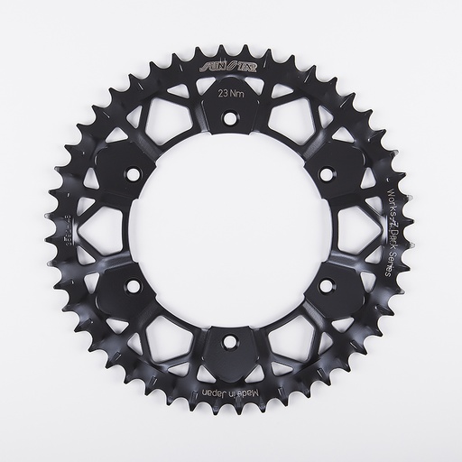 [8-3592-48BK] Sunstar Corona de Acero Niquelado de 48 Dientes en Color Negro
