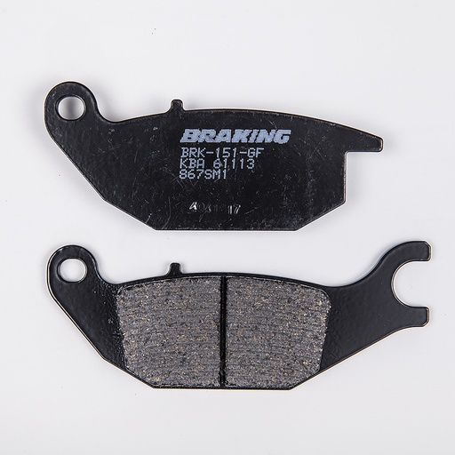 [867SM1] Braking Juego de pastillas de freno semimetálicas SM1 para Honda/Yamaha