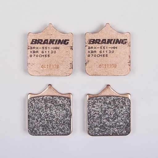 [870CM55] Braking Juego de pastillas de freno sinterizadas CM55