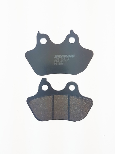 [951SM1] Braking Juego de pastillas de freno semimetálicas SM1 para Harley