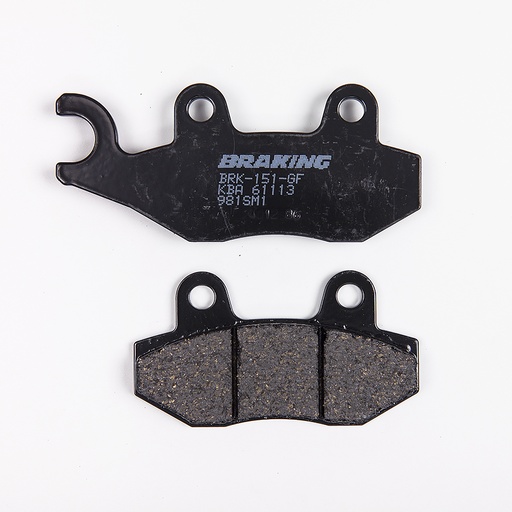[981SM1] Braking Juego de pastillas de freno semimetálicas SM1 para Kymco
